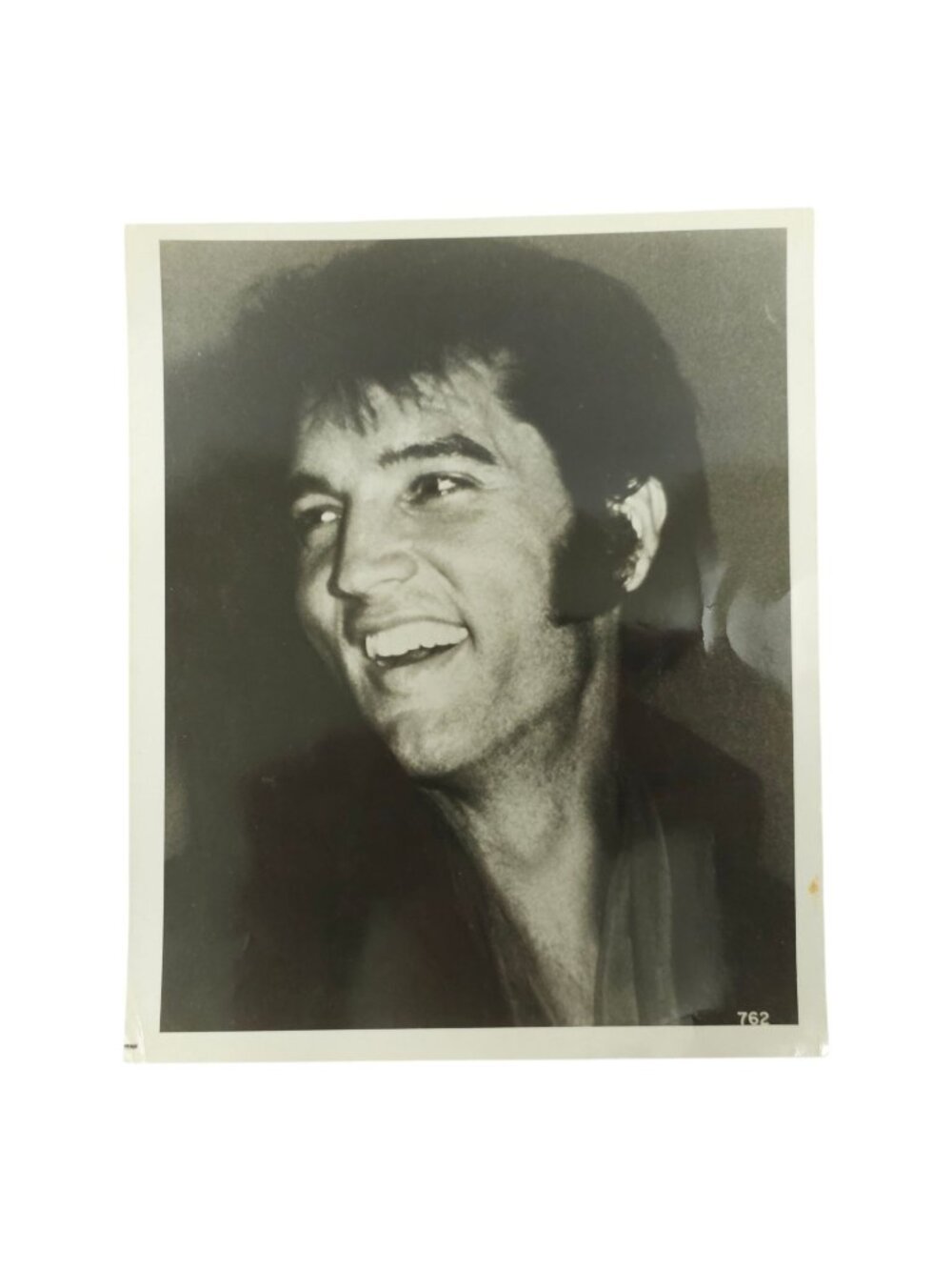Elvis Presley 8x10 Headshot Publicity Photo Beautiful Smile Mischievous Look